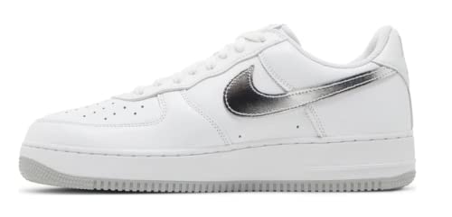 White Metallic Silver