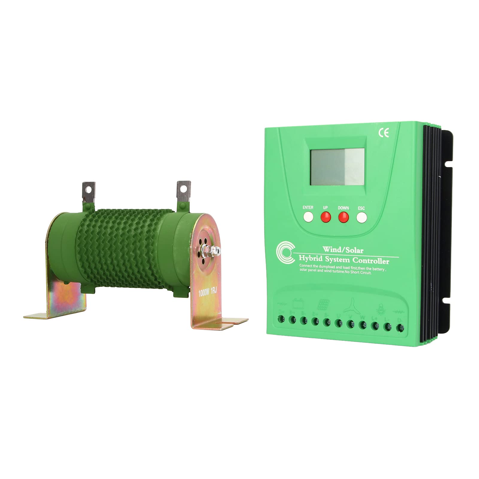 Jopwkuin MPPT Wind Solar Charge Controller for Power Stations - 48V 220A Boost Wind Energy Controller | Perfect for Off-Grid Solar & Wind Power Systems, Home & RV Energy Storage