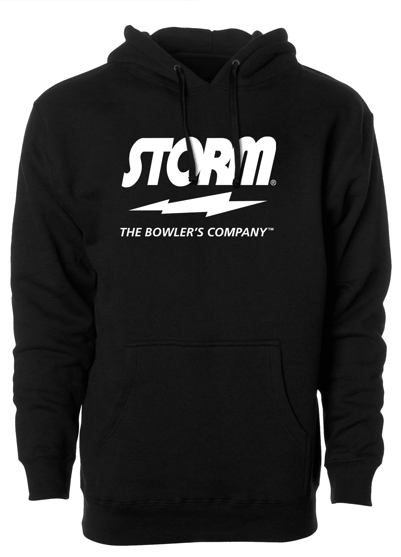Storm The Bowler's Company Hoodie - Premium White Pullover for Bowlers | Comfortable & Stylish for Bowling Leagues, Tournaments & Casual Wear
