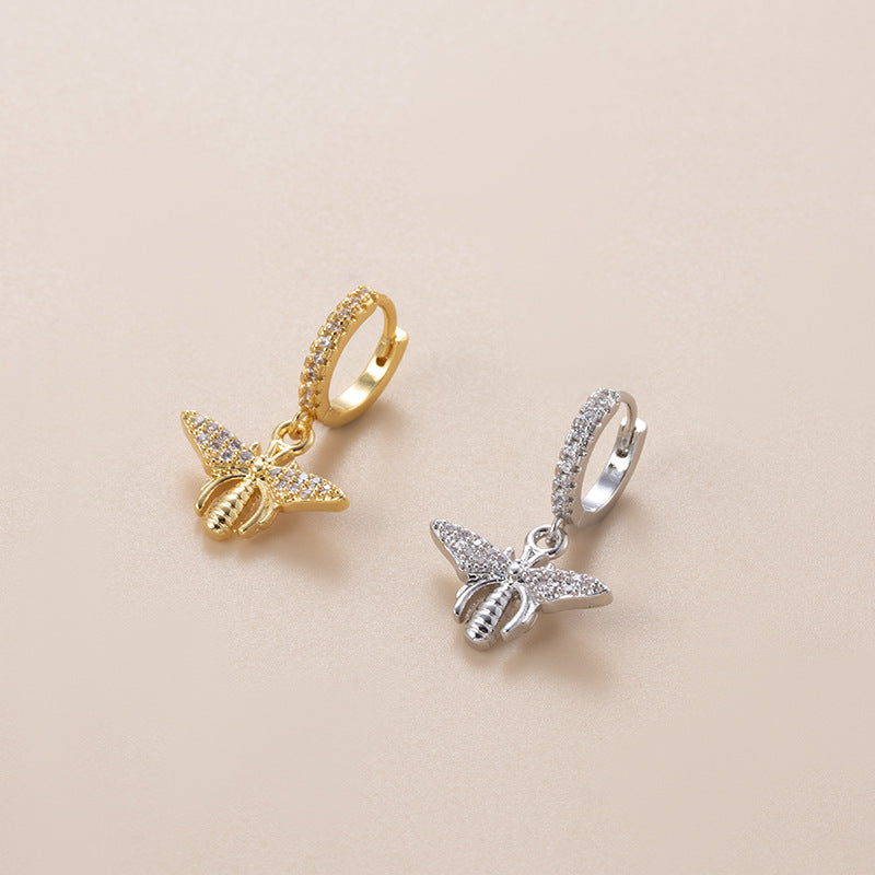 9mm Sparkly Cartilage Huggie Hoop Earrings for Second Lobe Piercing | Hypoallergenic Stainless Steel | Perfect for Everyday Wear & Special Occasions