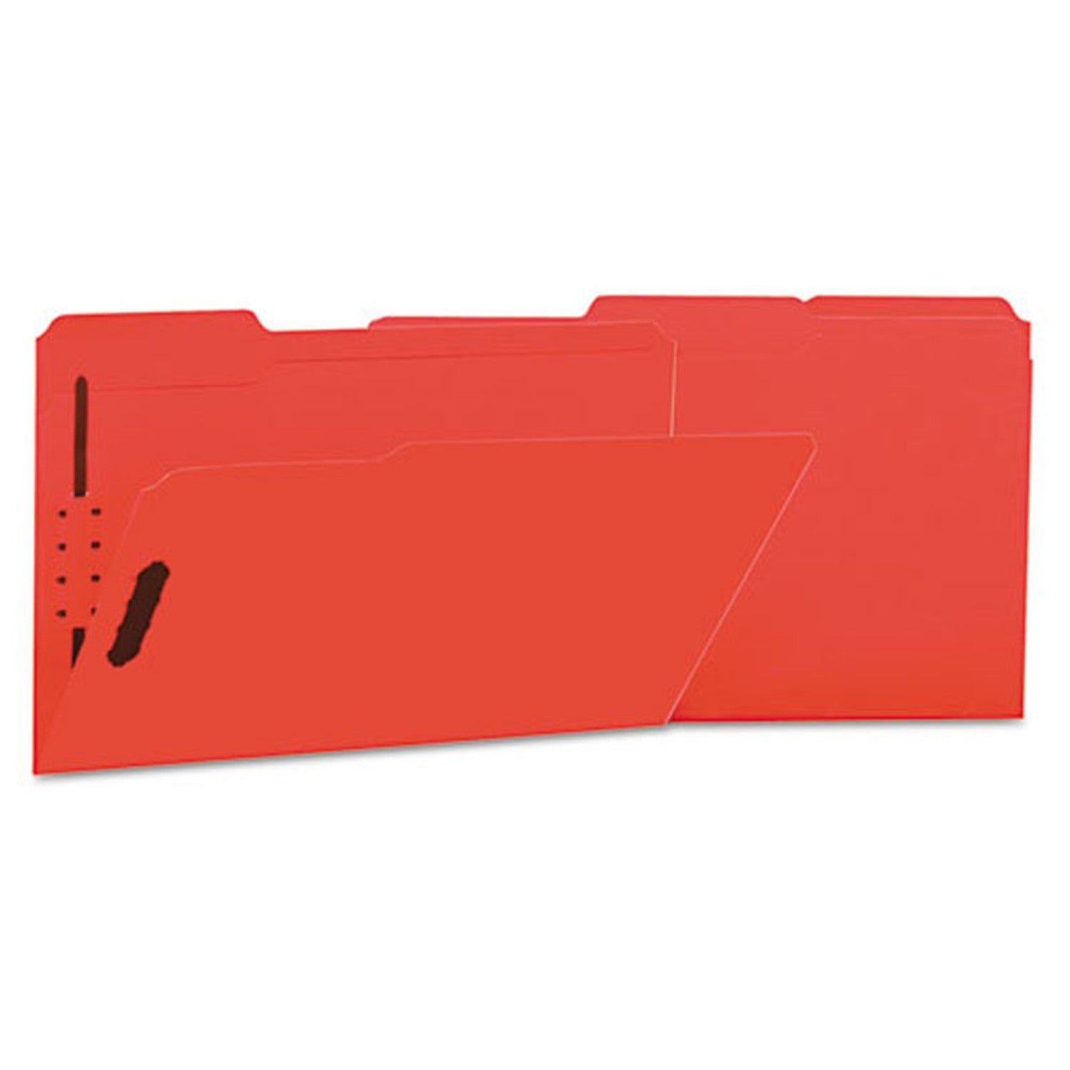 Reinforced Top Tab File Folders with Fastener - 3rd Cut, 50-Pack | Heavy Duty Document Organizer for Office, School & Home Filing Systems
