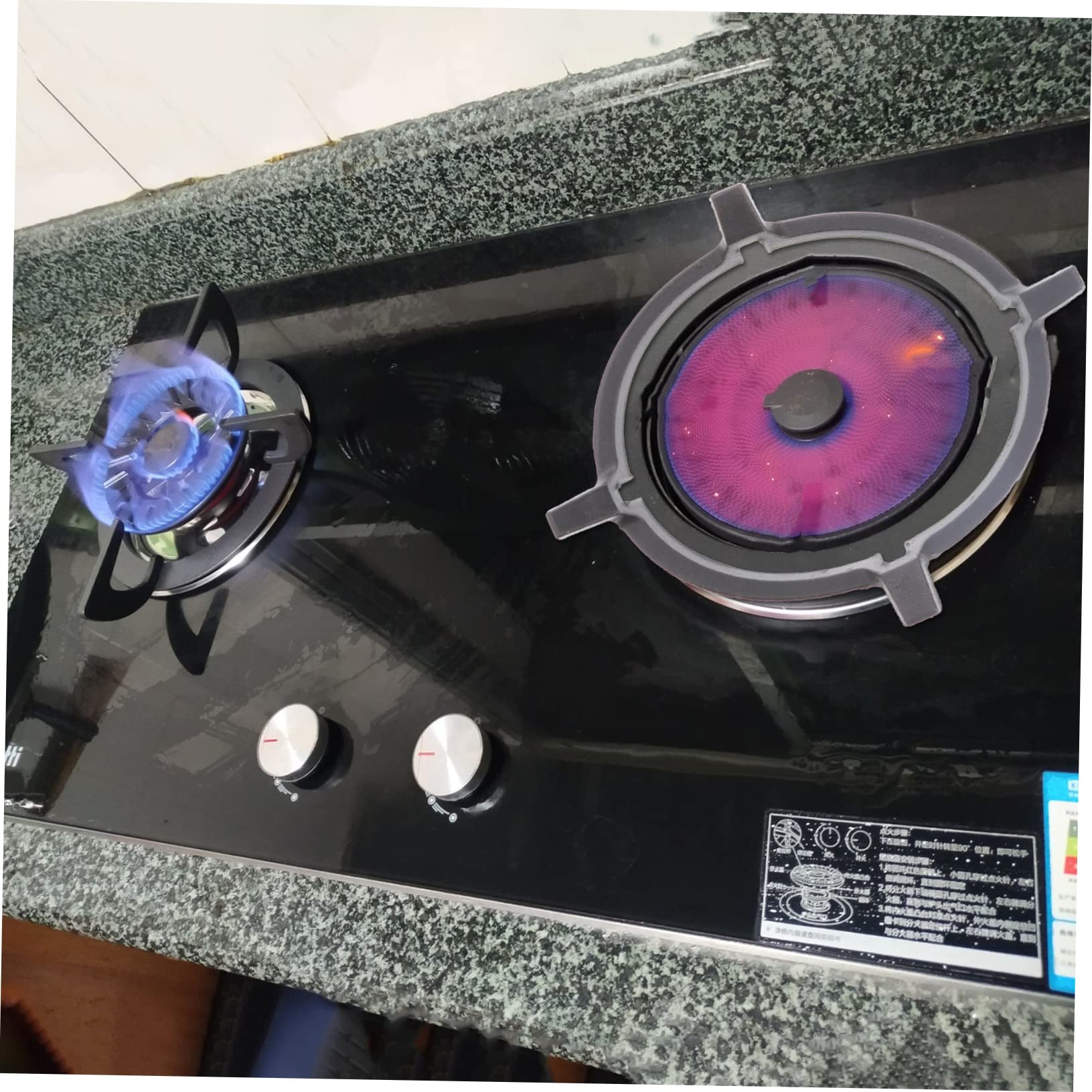 Stainless Steel Wok Stand for Gas Stove - Heavy Duty Burner Support Ring & Pot Rack - Compatible with Electric Cooktops - Perfect for Stir-Frying, Deep Frying & Asian Cooking