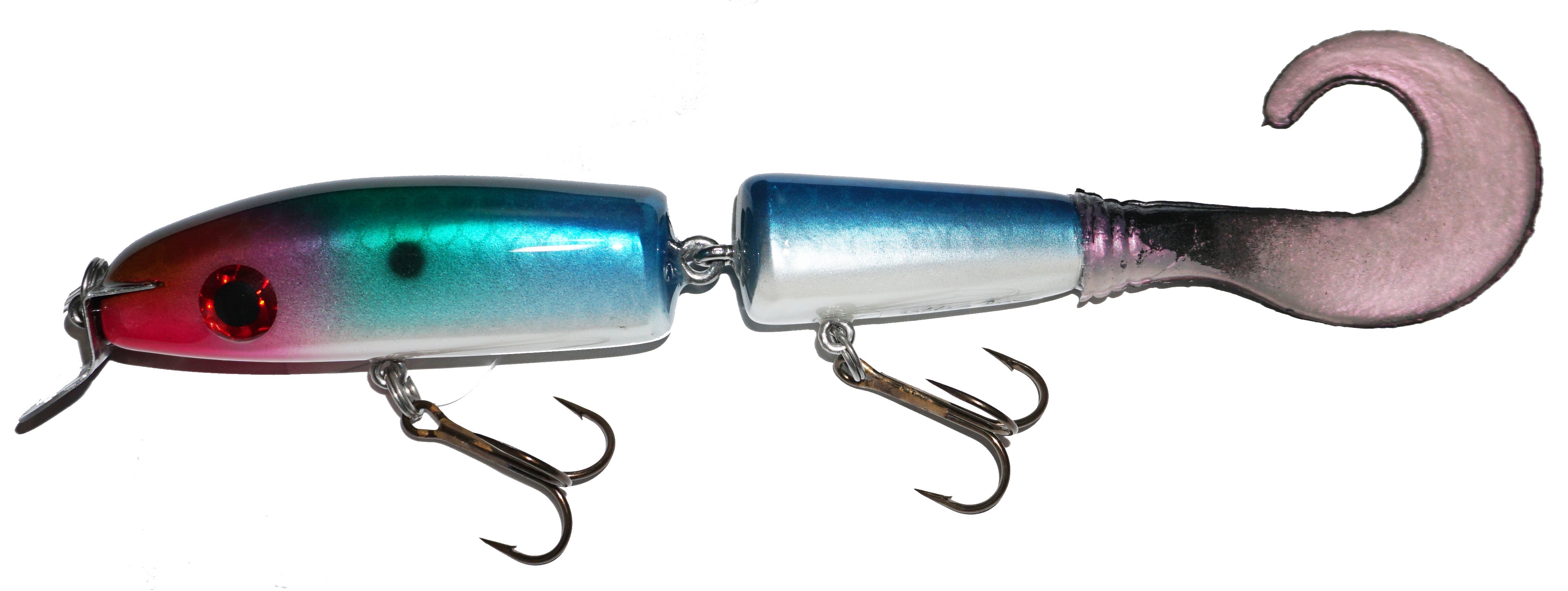 Big Fork Reef Digger Shallow Crankbait with Soft Tail - Premium Fishing Lure for Bass, Trout & Walleye - Perfect for Freshwater & Saltwater Fishing