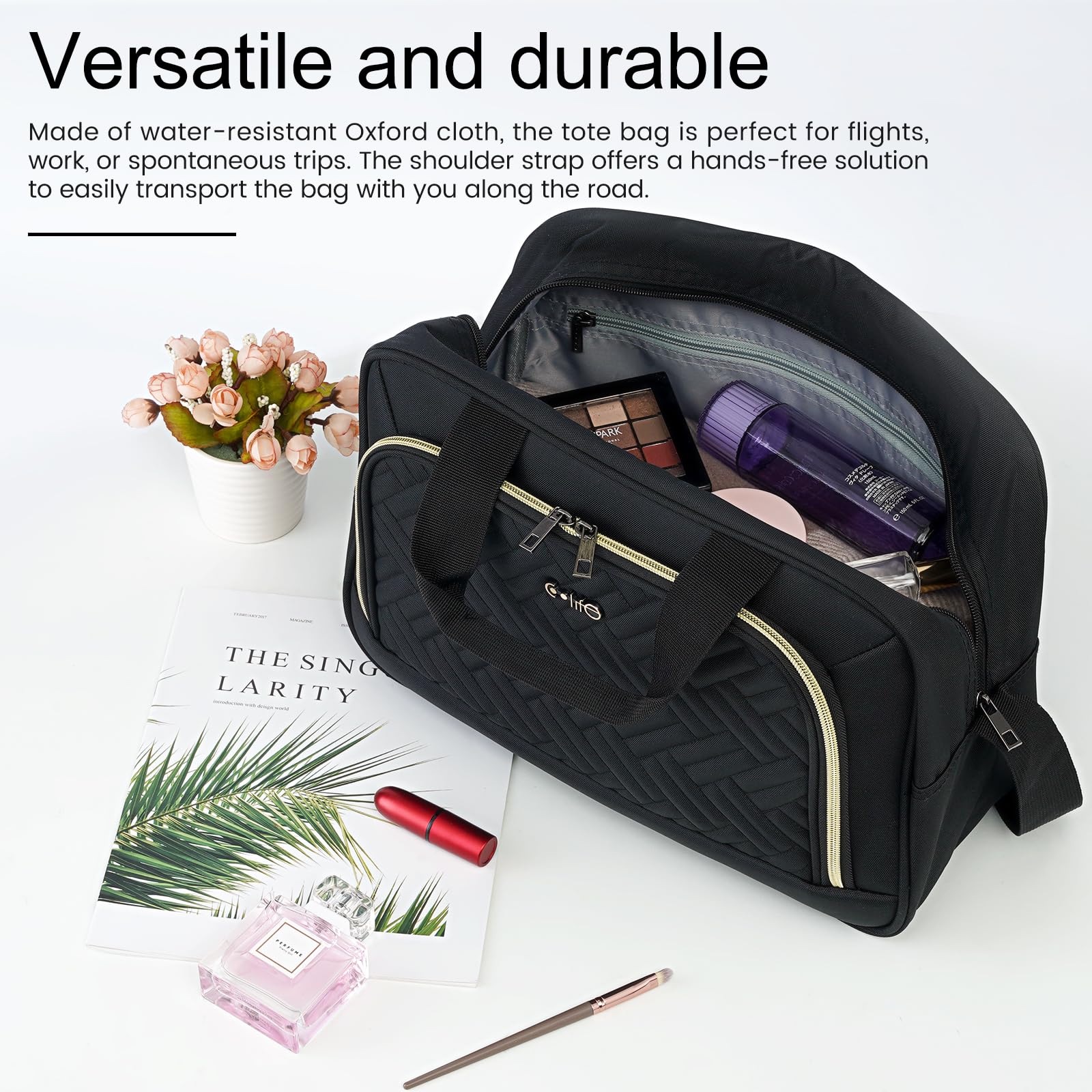 Coolife 20-Inch Lightweight Softside Carry-On Luggage with Wheels - Pink Rolling Travel Suitcase for Airplane, Business Trips & Weekend Getaways