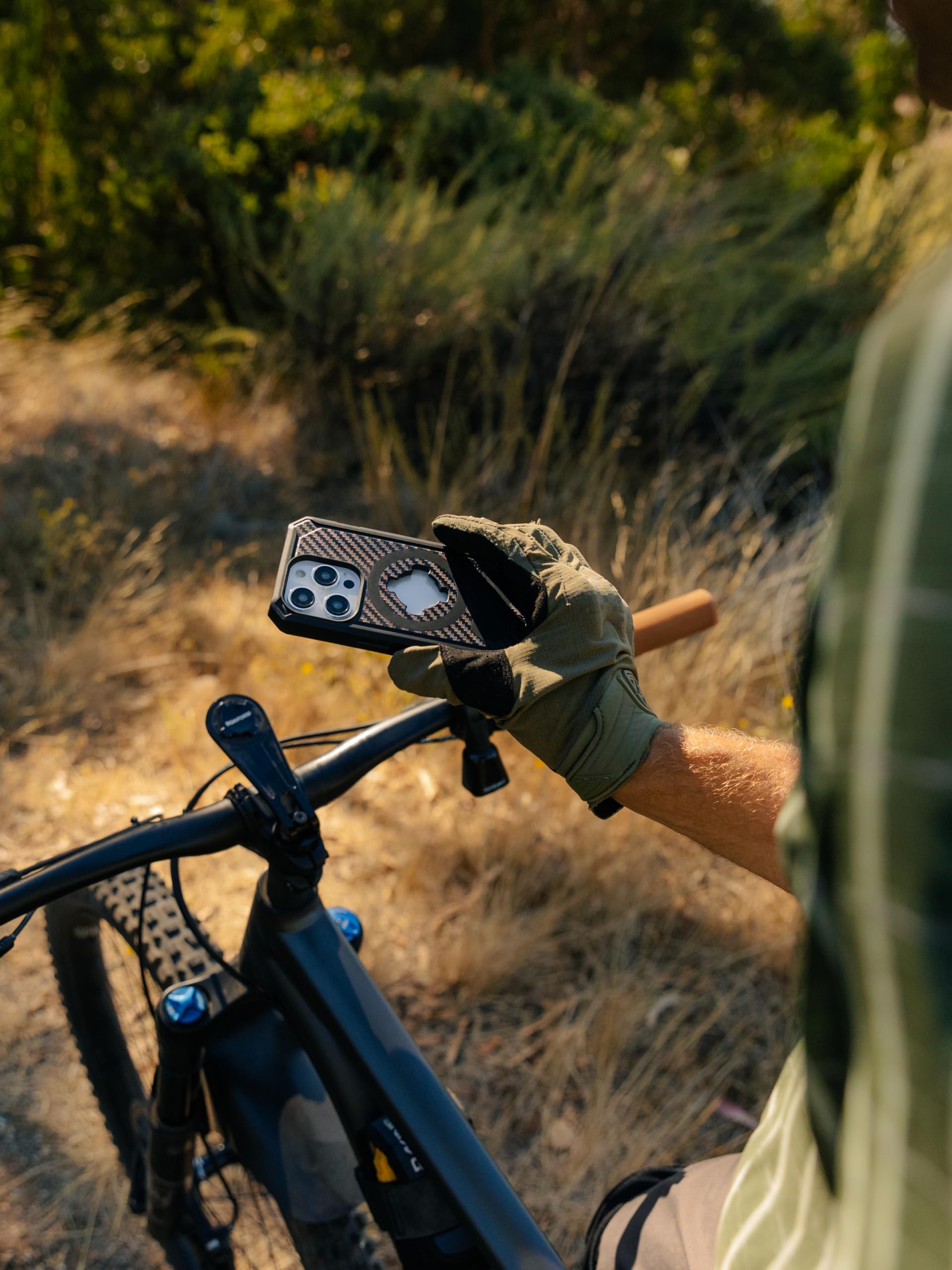 Rokform Rugged Magnetic iPhone 15 Pro Max Case with RokLock Twist Lock - Military-Grade Drop Protection, Wireless Charging Compatible (Black) - Perfect for Outdoor Adventures, Construction Work & Extreme Sports