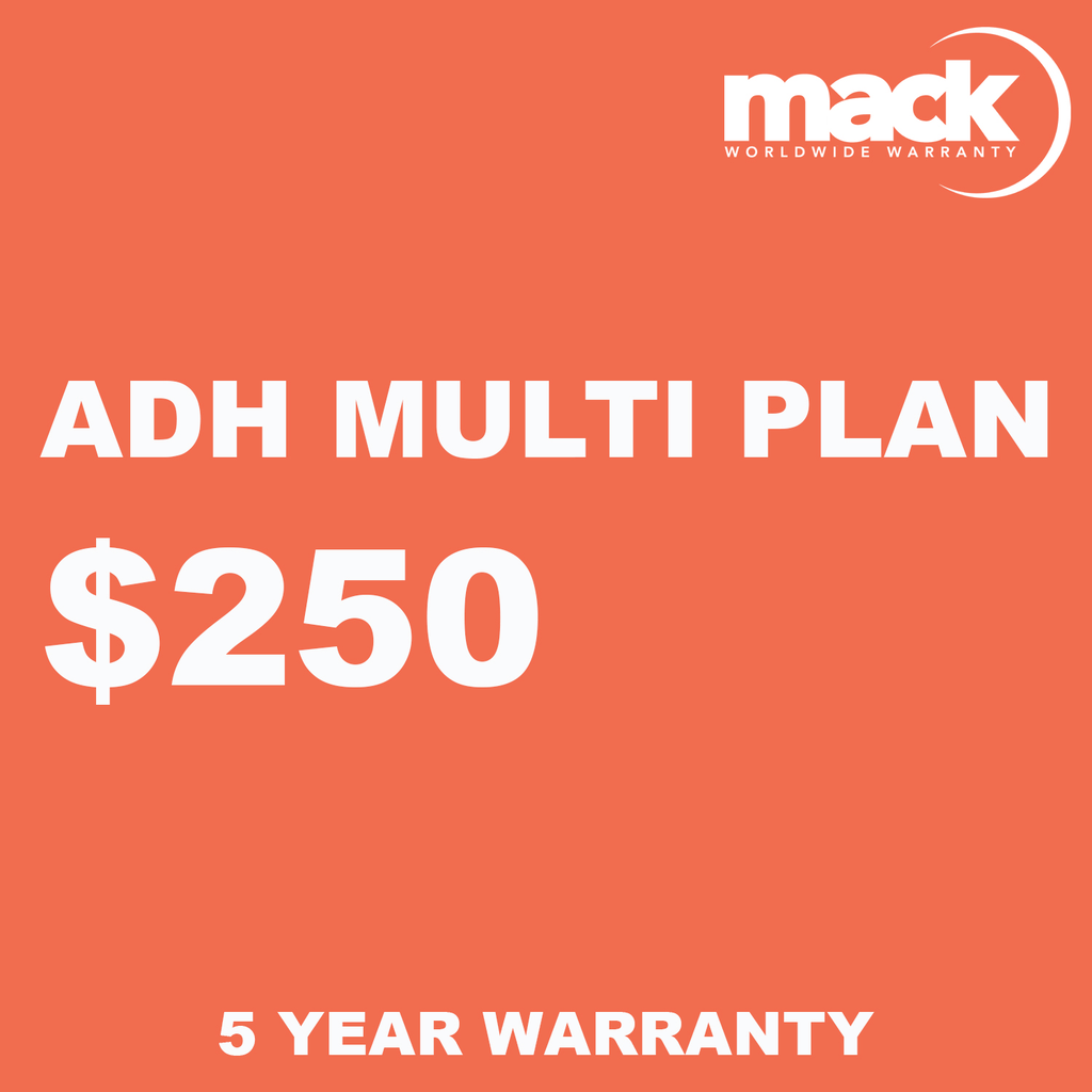 MACK 5-Year ADH Multi Plan Warranty - Affordable Protection Under $250 | Perfect for Electronics, Appliances & Home Devices