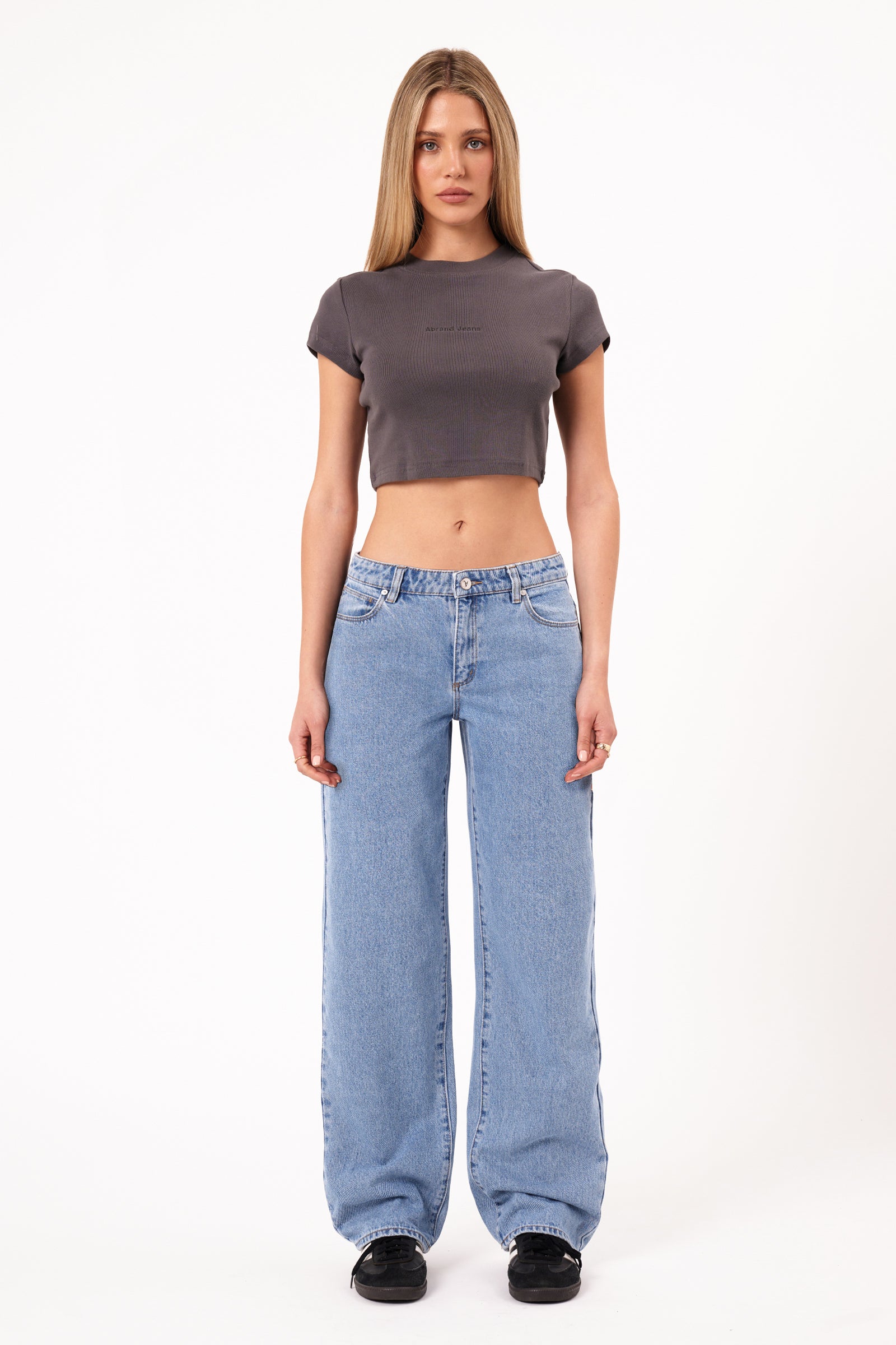 Abrand 95 Baggy Jeans for Women - High Waist Loose Fit Denim Pants | Vintage Style Distressed Jeans | Perfect for Casual Wear, Street Style, and Everyday Outfits