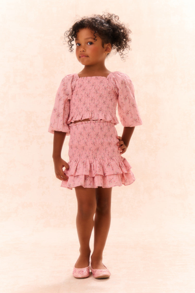 Renette Cotton Skirt for Girls - Soft & Comfortable A-Line Skirt for Everyday Wear | Perfect for School, Playdates & Casual Outfits