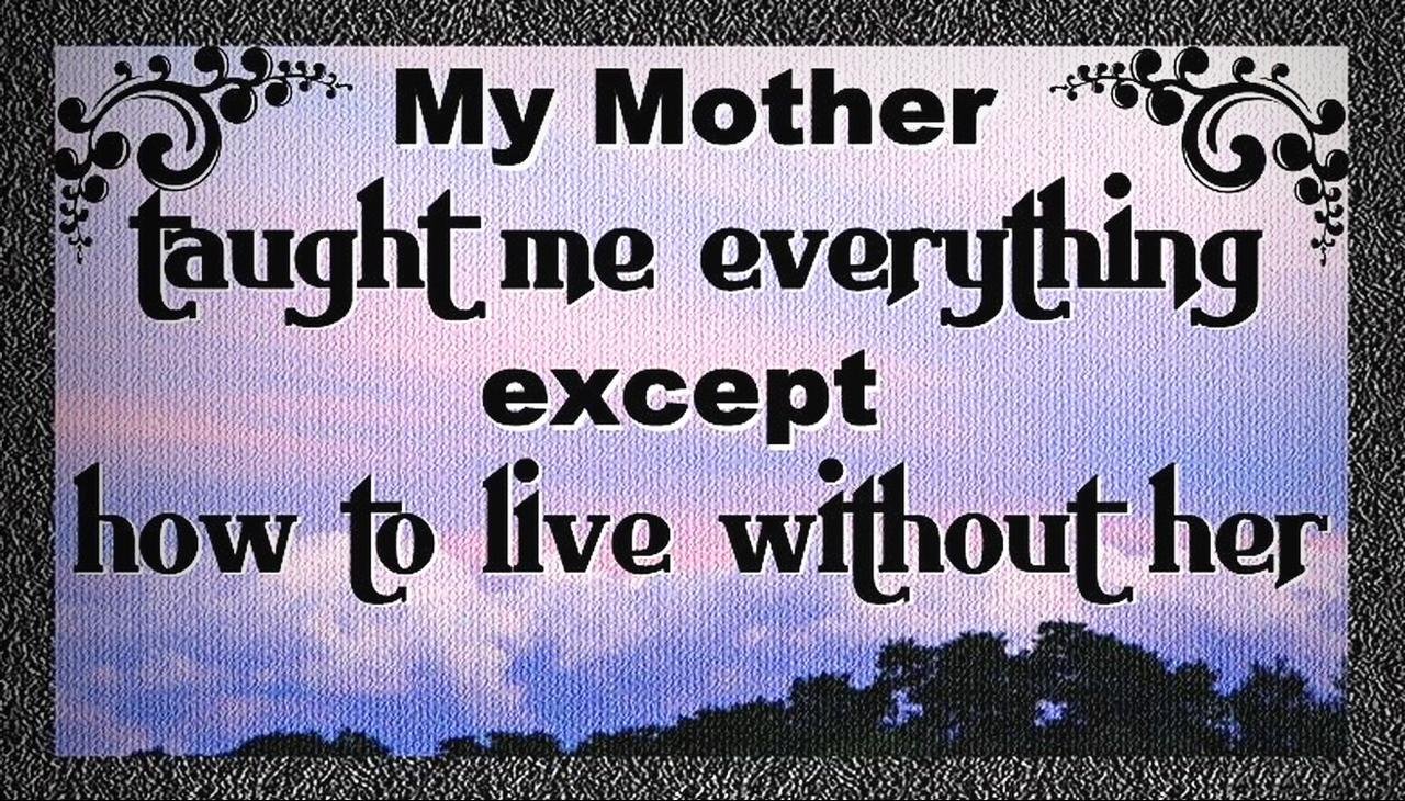 Miss My Mom Wood Sign - Rustic Distressed Wall Decor for Home & Gifts