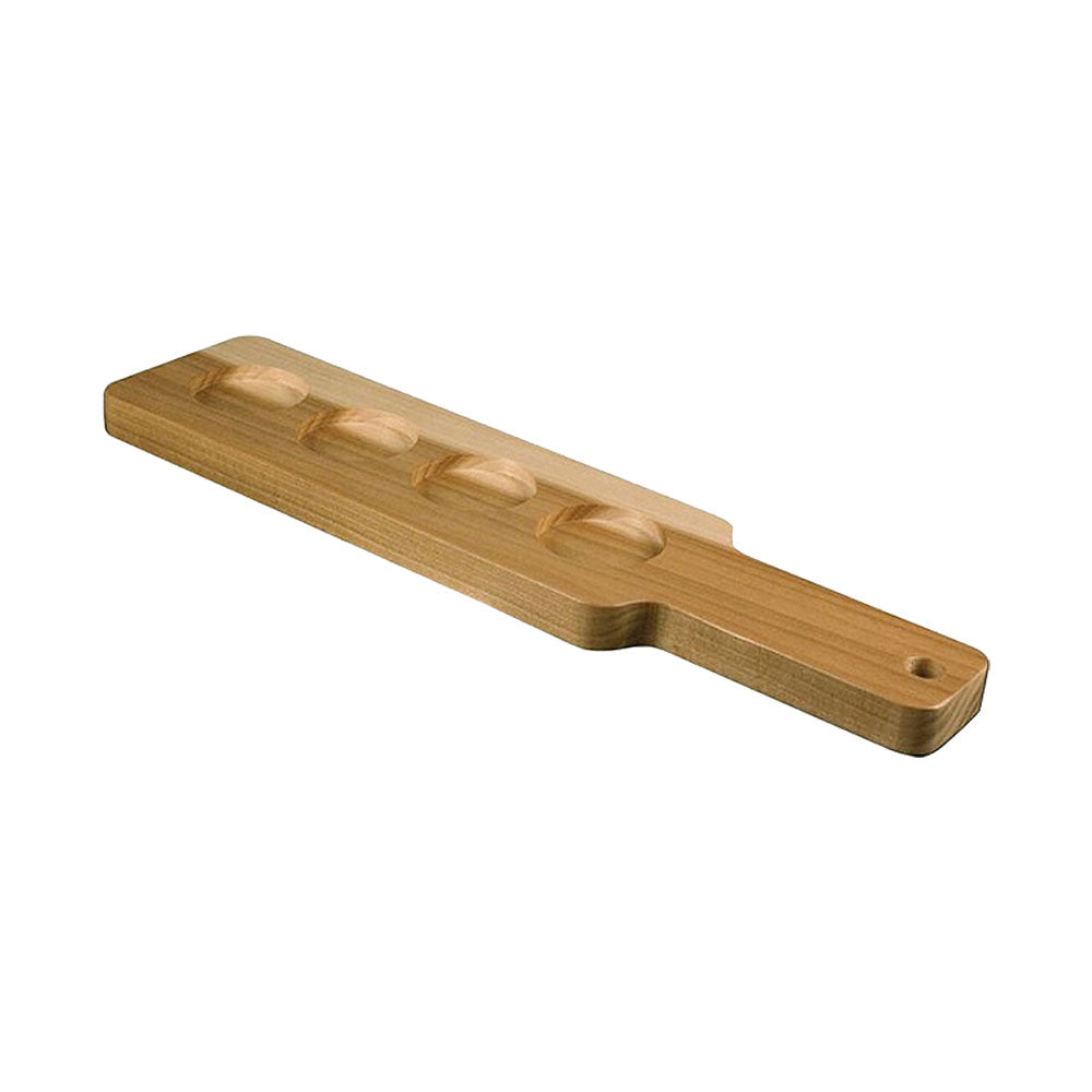 Anchor 90038 Wooden Beer Tasting Paddle - 6-Sample Craft Beer Flight Board with Engraved Numbering | Perfect for Home Brewing, Beer Tasting Parties & Brewery Events