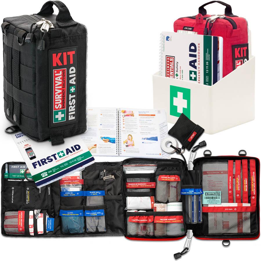 Small Business First Aid Kit - Essential Medical Supplies for Offices, Retail & Workplaces - Emergency Preparedness & Safety Compliance