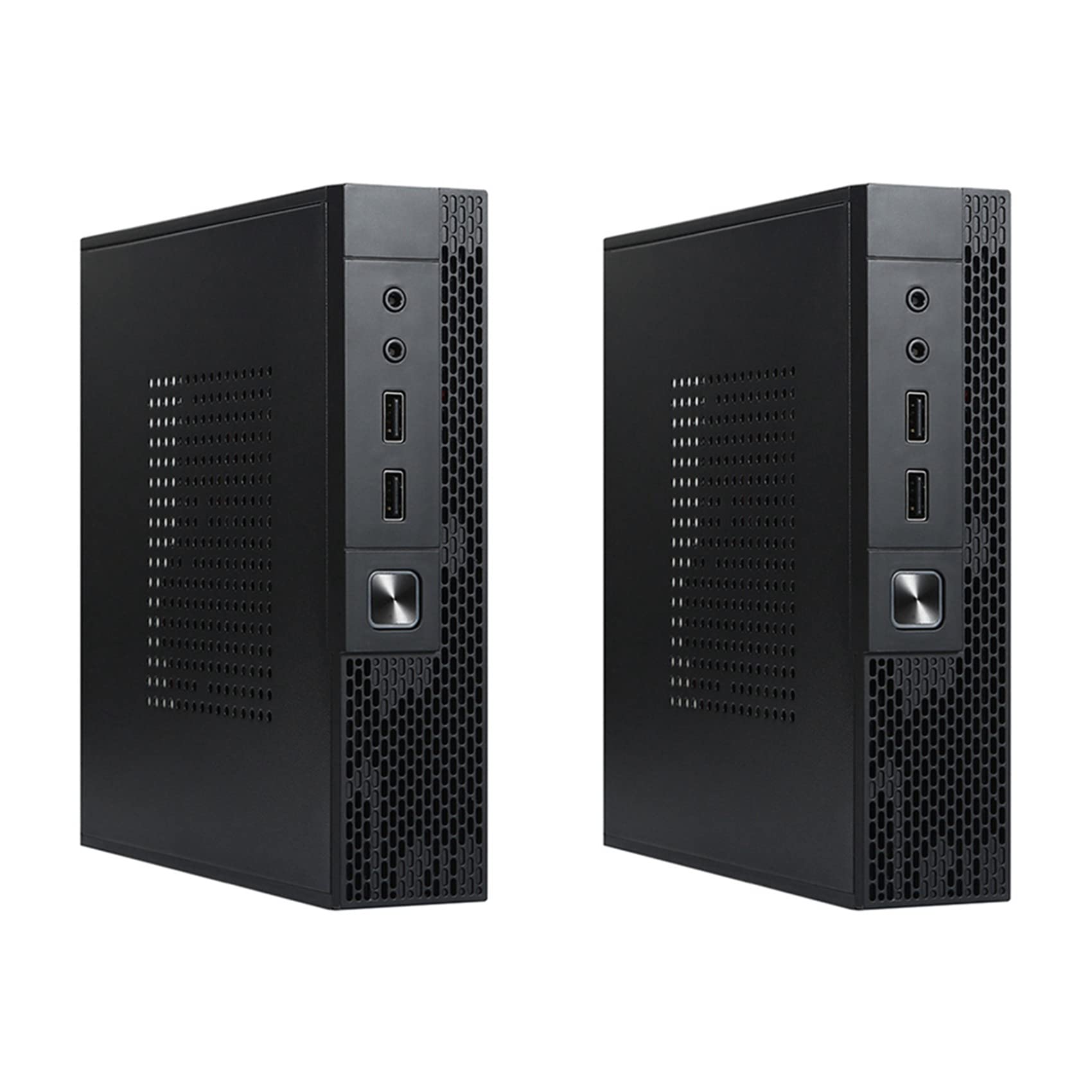 Cusstally 2 x ITX TX02 Mini PC Case for HTPC & Industrial Control