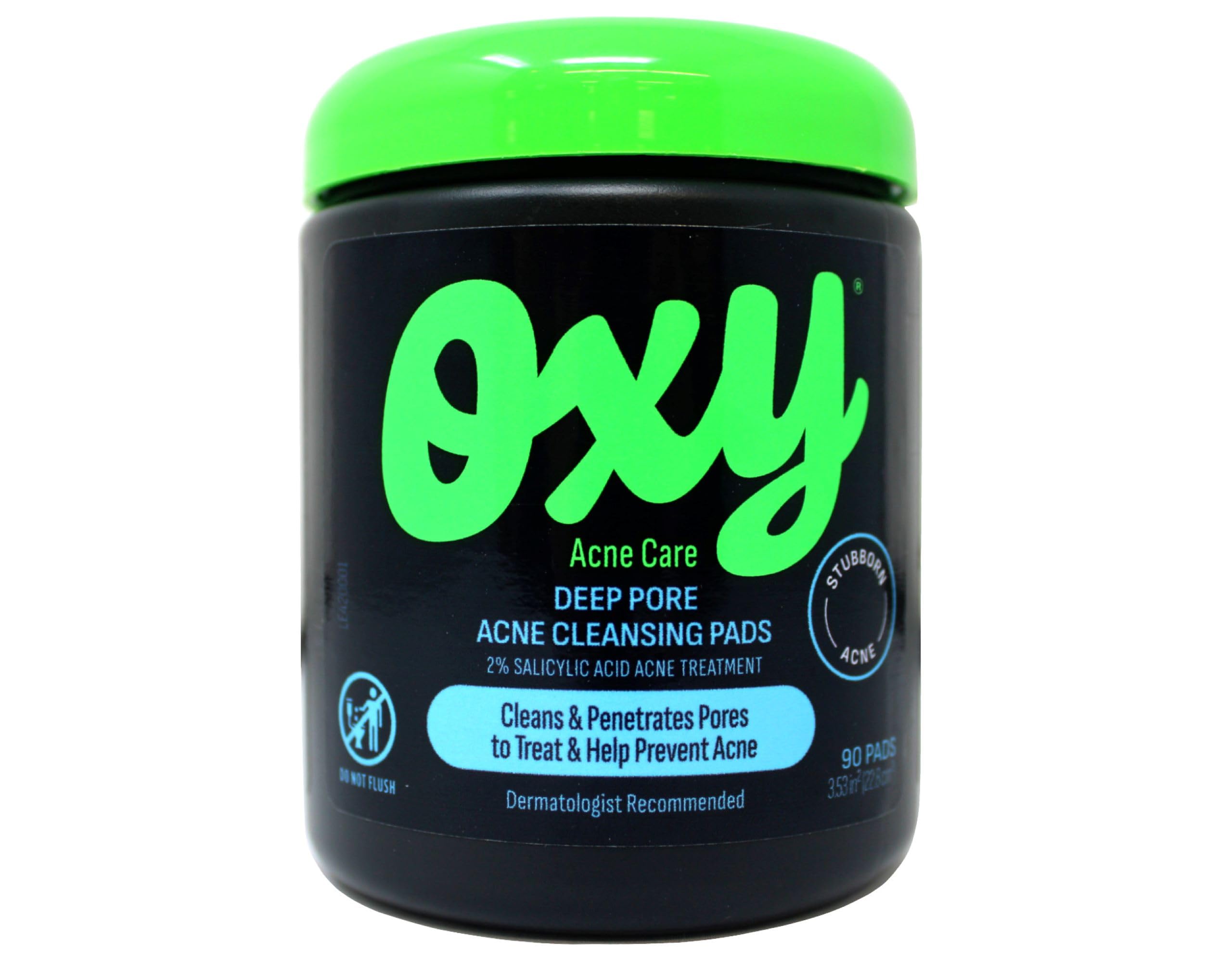OXY Daily Defense Cleansing Pads - 90 Count (Pack of 9) | Acne Treatment & Oil Control | Perfect for Travel & Gym Skincare Routine
