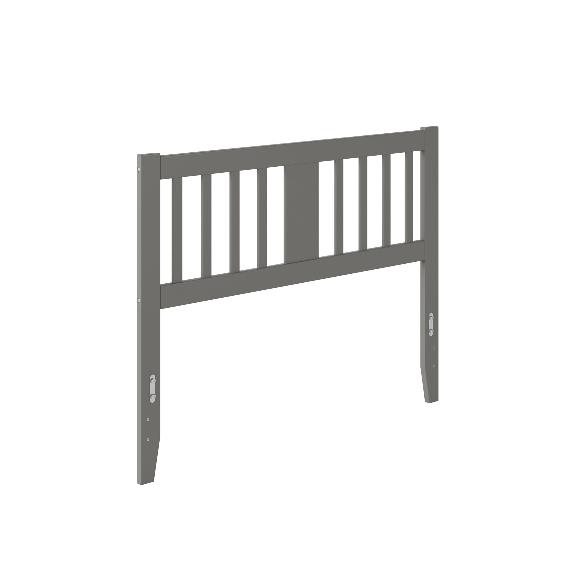 AFI Tahoe Solid Wood Slatted Headboard with USB Charging Port - Full Size Grey Bed Frame Headboard for Modern Bedroom Decor | Perfect for Master Bedroom, Guest Room & Apartment