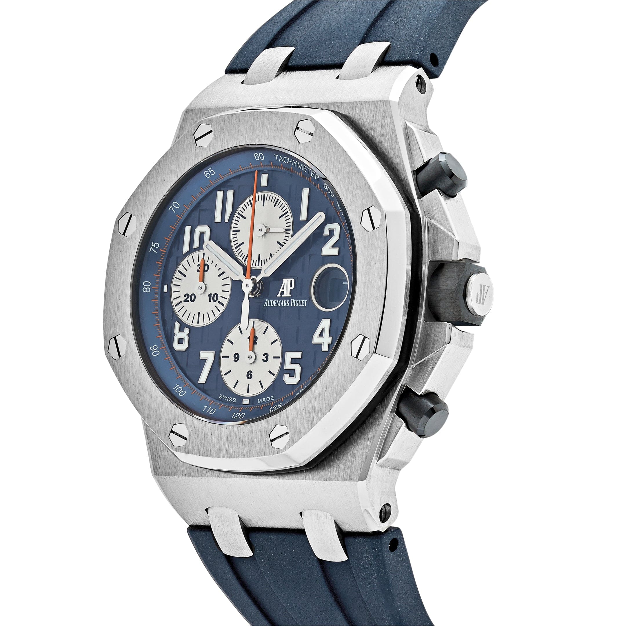 Audemars Piguet Royal Oak Offshore 26470ST Chronograph Men's Watch - Stainless Steel Case, Blue Dial, Automatic Movement - Luxury Sports Watch for Business & Formal Occasions