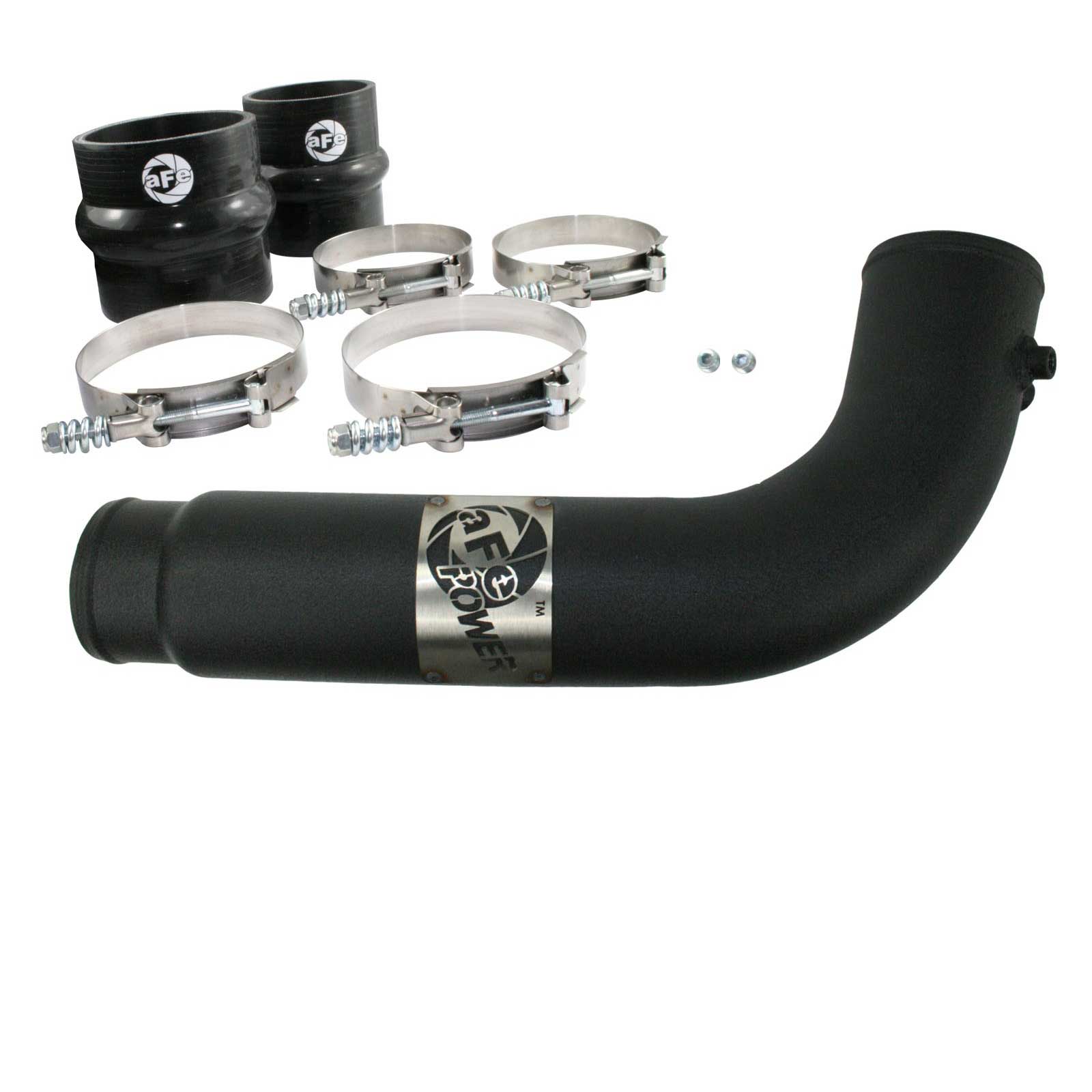 2007-2009 Dodge Ram 2500/3500 Cummins 6.7L Turbo Diesel Cold Air Intake Pipe - 3.5 Inch Aluminum BladeRunner Performance Upgrade (Black) - Improves Engine Airflow & Horsepower for Off-Roading & Towing