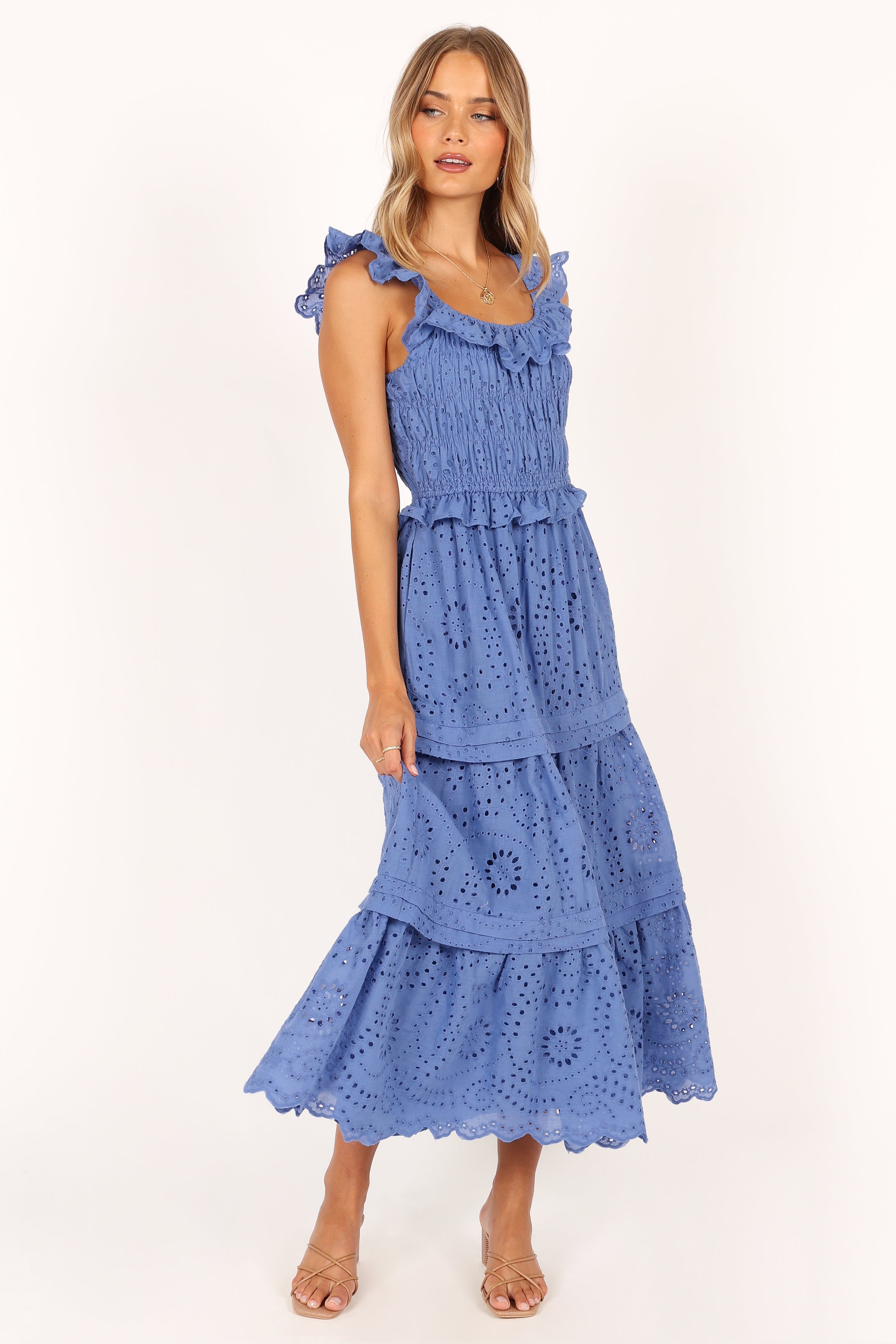 Finley Maxi Dress for Women - Elegant Long Flowy Blue Dress for Summer, Beach, and Casual Wear | Perfect for Vacations, Parties, and Everyday Outfits