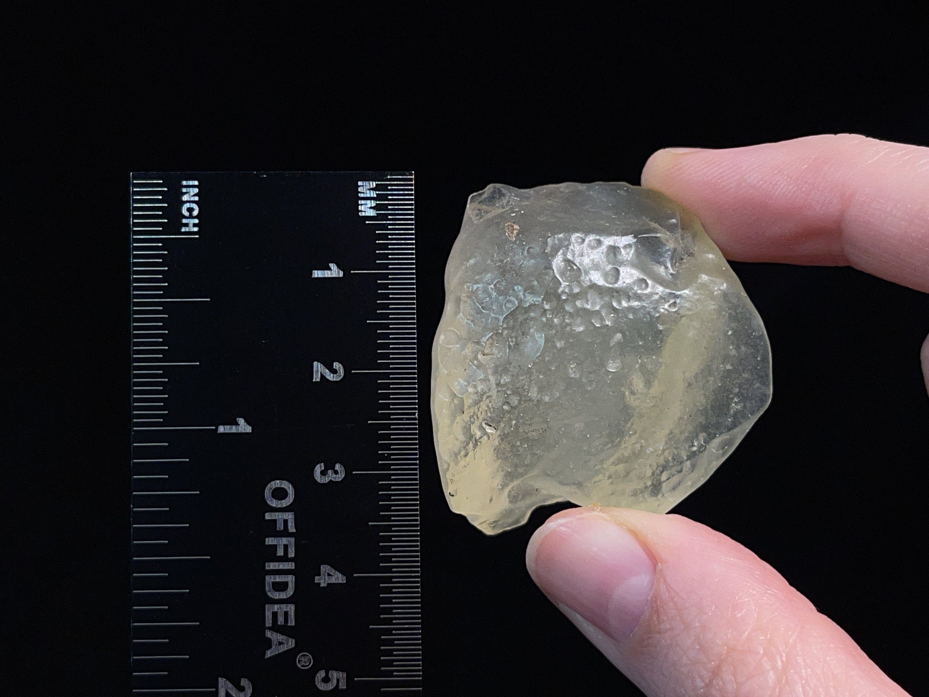Natural Libyan Desert Glass Raw Crystal - Rare 2A Grade 24.1g - Metaphysical Healing Stones for Meditation & Energy Work - Authentic Collectible Mineral Specimen for Spiritual Healing & Chakra Balancing