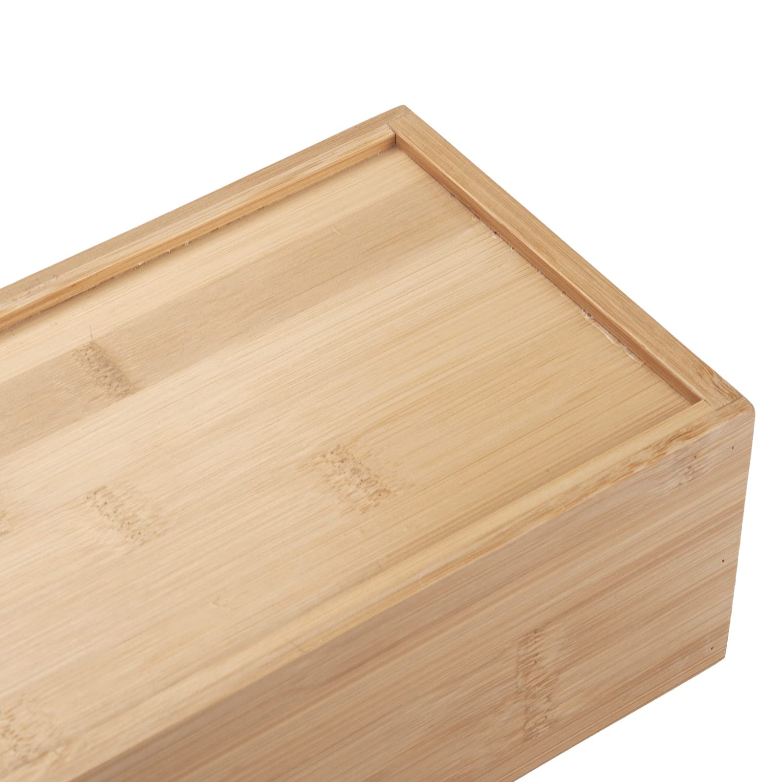 Bamboo Toilet Tank Paper Basket - Bathroom Storage Organizer for Toilet Paper & Essentials (15 x 6 x 4 Inch) - Space-Saving Solution for Small Bathrooms & Apartments