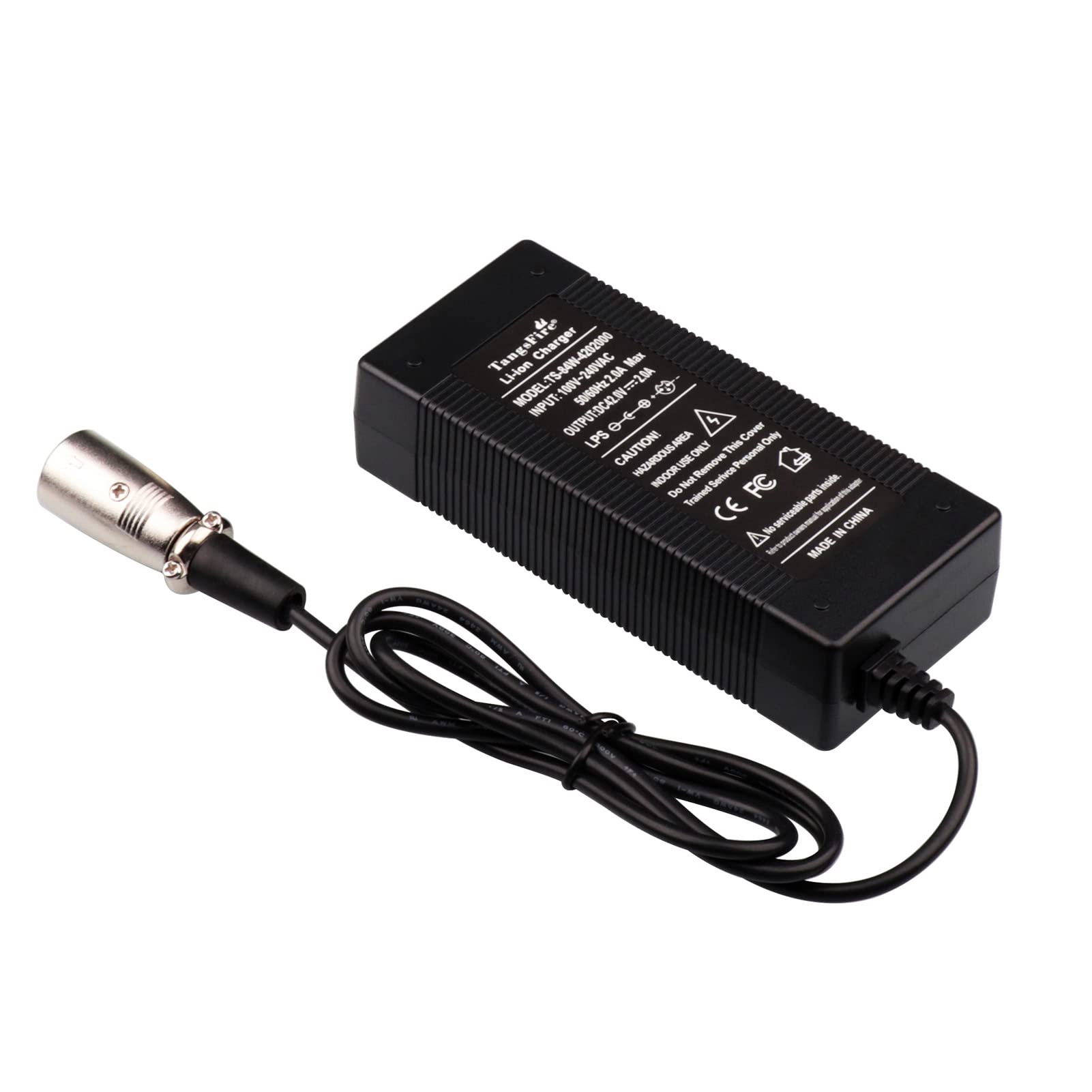 36V 42V 44V XLR 3-Pin Charger for Razor ATV & Crazy Cart - Fast Charging Power Supply for Electric Scooters, Golf Carts & Outdoor Power Equipment