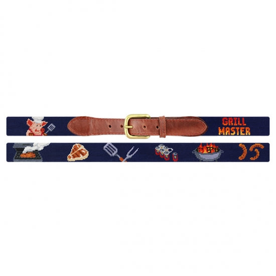 Premium Needlepoint Belt for Grill Masters - Durable & Stylish BBQ Accessory for Outdoor Cooking & Grilling Enthusiasts