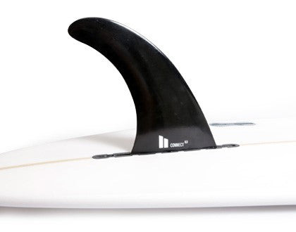 FCS II Connect GF LB Fin Black - High Performance Surfboard Fin for Enhanced Stability and Control - Perfect for Surfing, Bodyboarding, and Water Sports