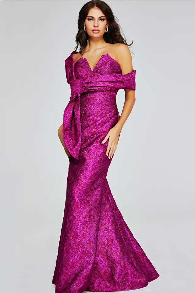 Jovani 39114 Elegant Evening Gown for Women - Formal Party Dress with Beaded Bodice & Flowy Skirt - Perfect for Prom, Homecoming, Black Tie Events & Special Occasions