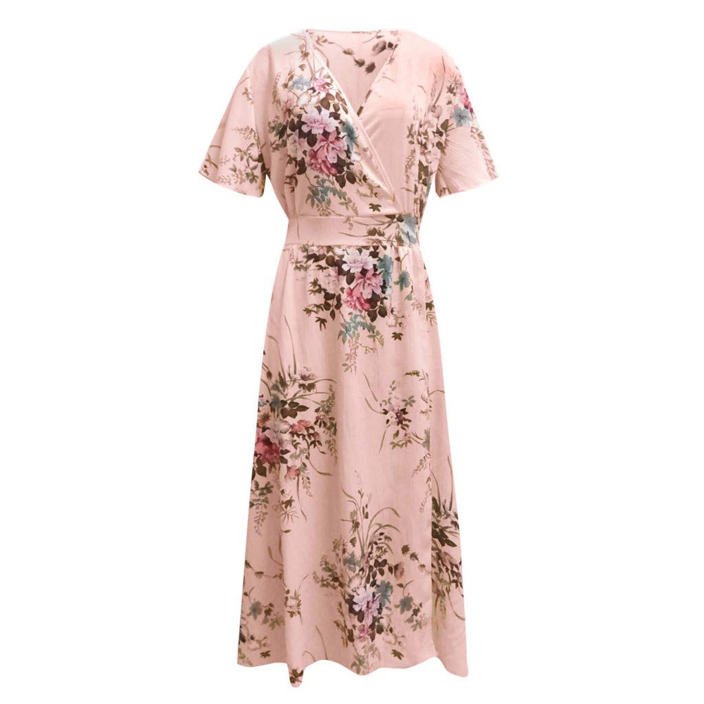 Women's Summer Maxi Dresses - Flowy Sleeveless Casual Sundress with V-Neck for Beach, Party & Everyday Wear | Sexy Long Dress for Women