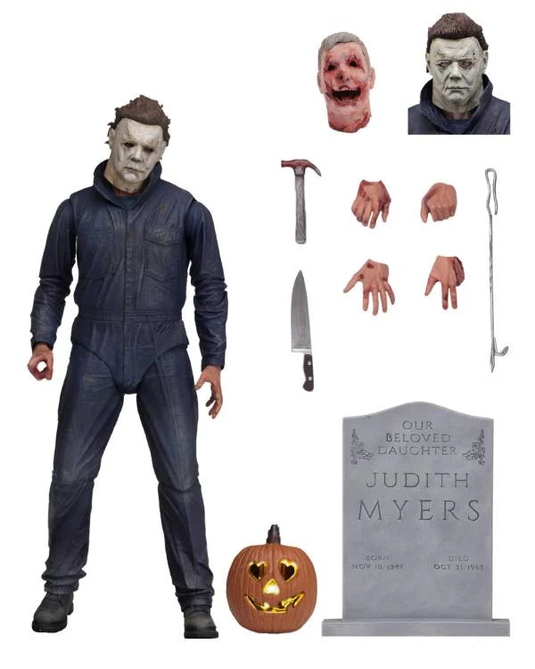 NECA Ultimate Michael Myers Action Figure - Halloween 2018 Collectible - Perfect for Horror Fans, Cosplay & Movie Memorabilia Displays