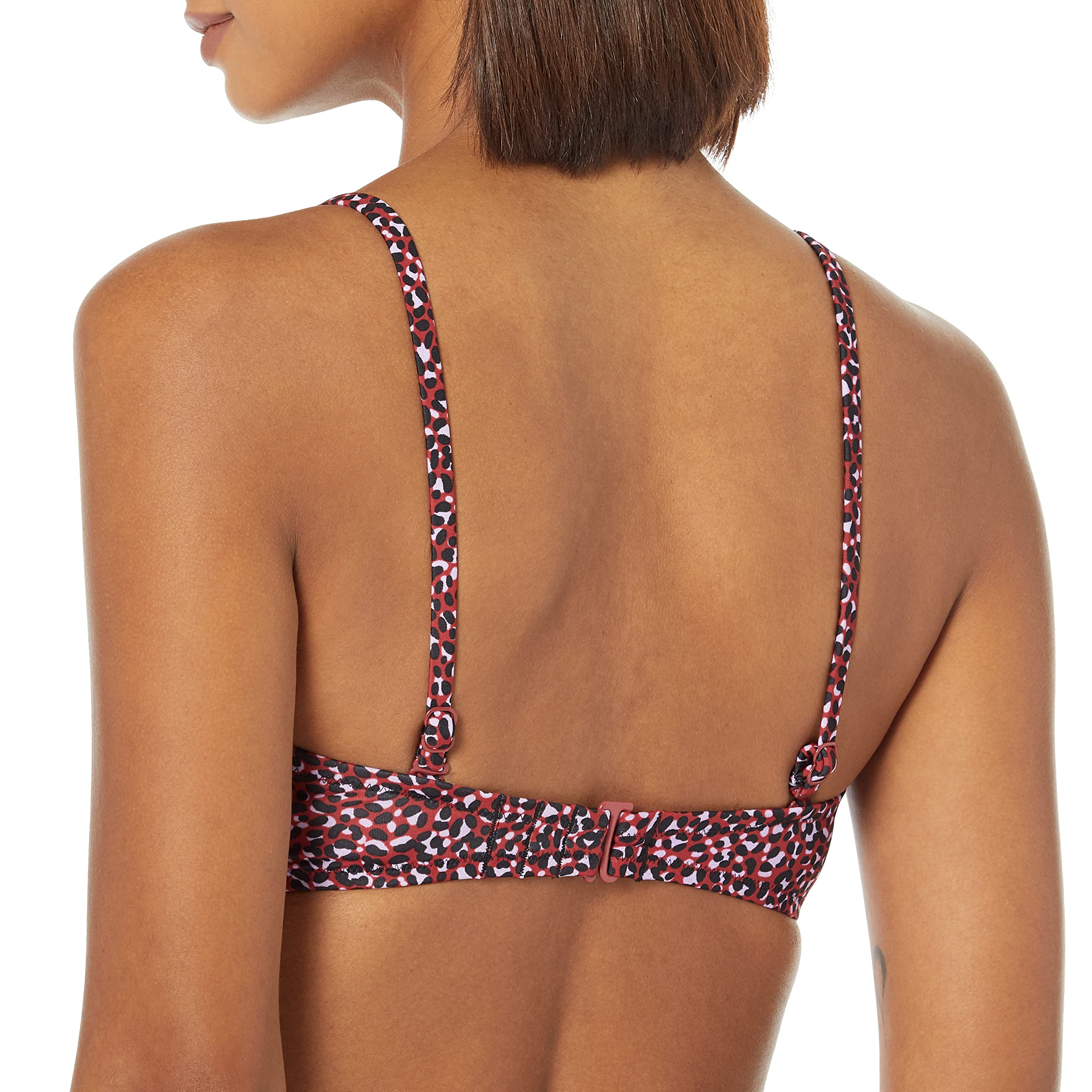 Amazon Essentials Women's Bandeau Swim Top - Comfortable Strapless Bikini Top for Swimming, Beach & Pool | Perfect for Sunbathing, Vacation & Water Sports