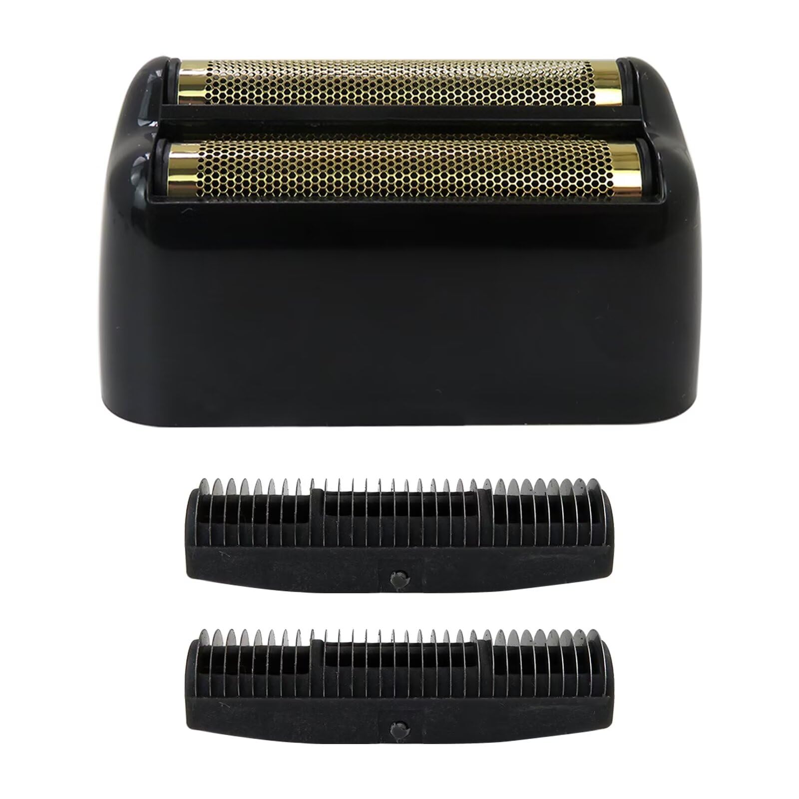 Replacement Foil and Cutter for Barberology FXFS2 Electric Shaver - Double Foil Shaver Replacement Head for PRO Barberology Razors (Bright Black) - Perfect for Professional Barbers & Home Grooming