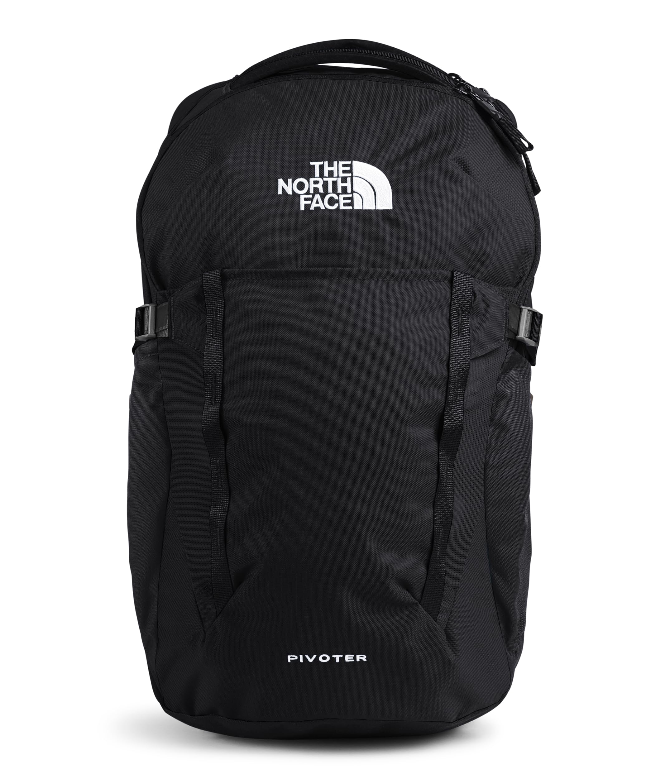 **THE NORTH FACE Pivoter Everyday Laptop Backpack - Durable TNF Black Backpack for Work, School & Travel - One Size Fits All**