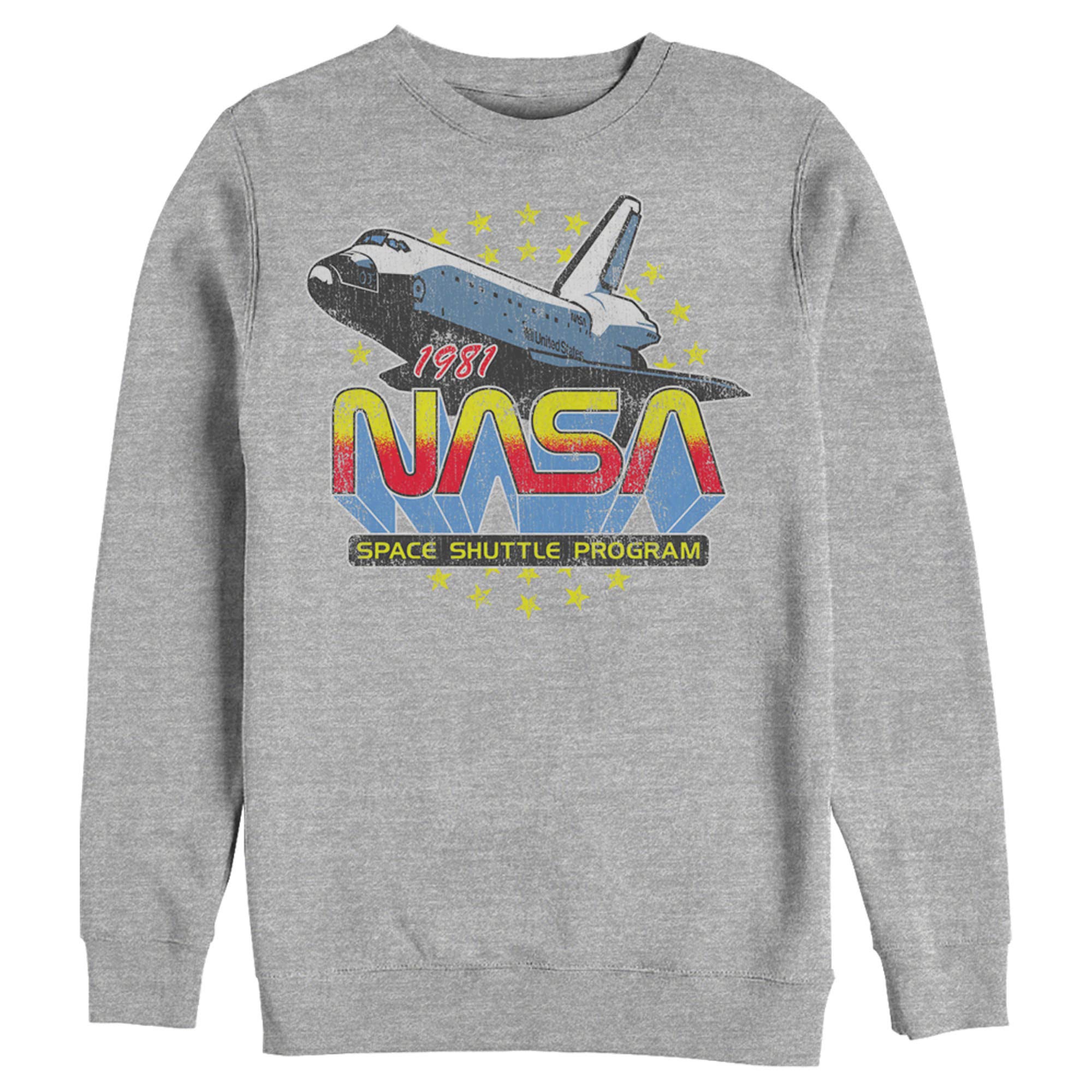 Men's NASA Retro Sweatshirt - Vintage 1981 Style for Casual Wear