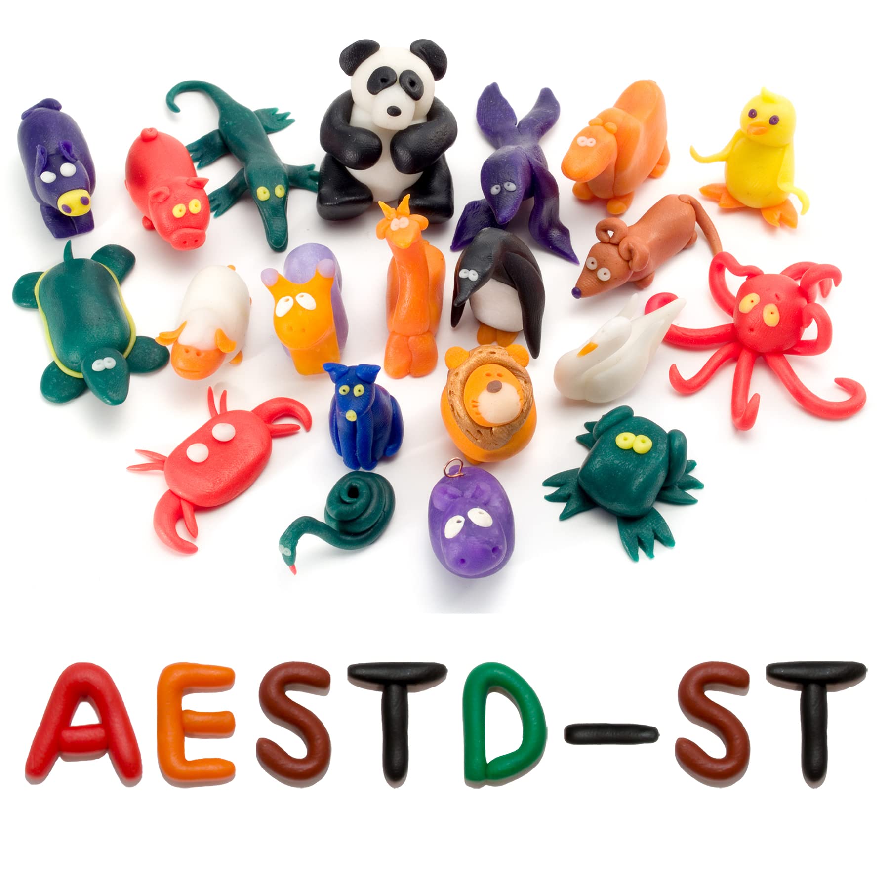 36 Colors Aestd-ST Polymer Clay Kit - Non-Sticky Oven Bake Modeling Clay with Sculpting Tools for Kids & Artists | Perfect for DIY Crafts, Holiday Gifts (Halloween/Christmas), and Art Projects