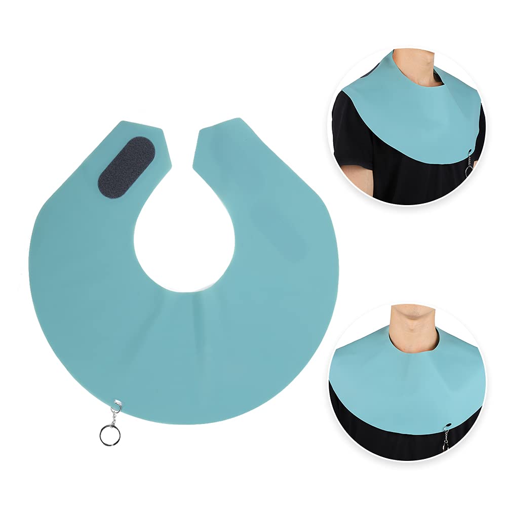 Waterproof Silicone Hair Cutting Cape - Professional Hairdressing Neck Cloth & Shawl for Barber Stylists | Salon Neck Guard Protects Clothes During Haircuts, Trims & Coloring