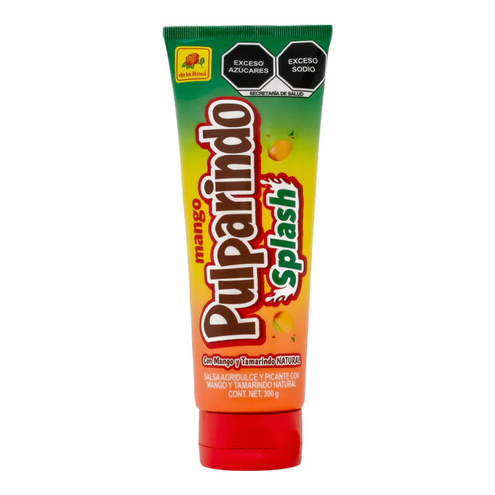 De La Rosa Pulparindo Squeeze Mango Candy 10.58oz | 1 Count Tube - Perfect for Snacking, Parties & Mexican Candy Lovers