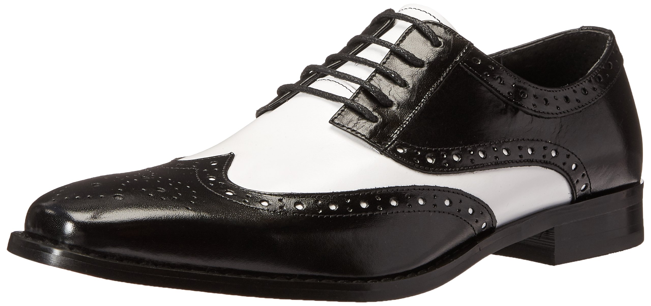 STACY ADAMS Men's Tinsley Wingtip Oxford Dress Shoes - Classic Business & Formal Wingtip Oxfords for Professional Work, Weddings & Special Occasions