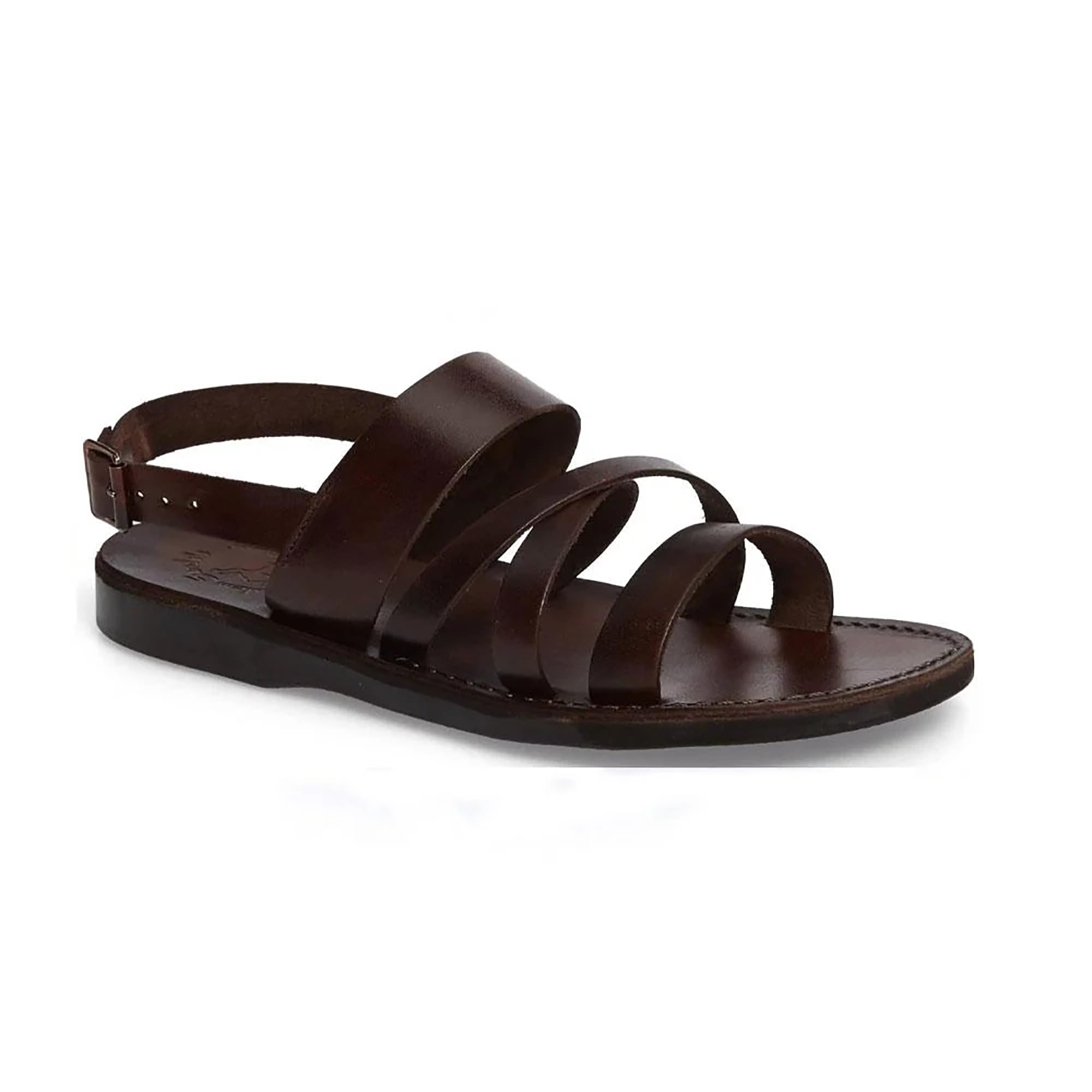 Silas Men's Leather Slingback Sandals - Comfortable Casual & Dressy Summer Shoes for Beach, Vacation, and Outdoor Wear