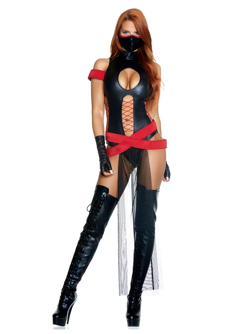 Sexy Ninja Costume for Women - Forplay Slay All Day Outfit | Halloween, Cosplay, and Party Costume