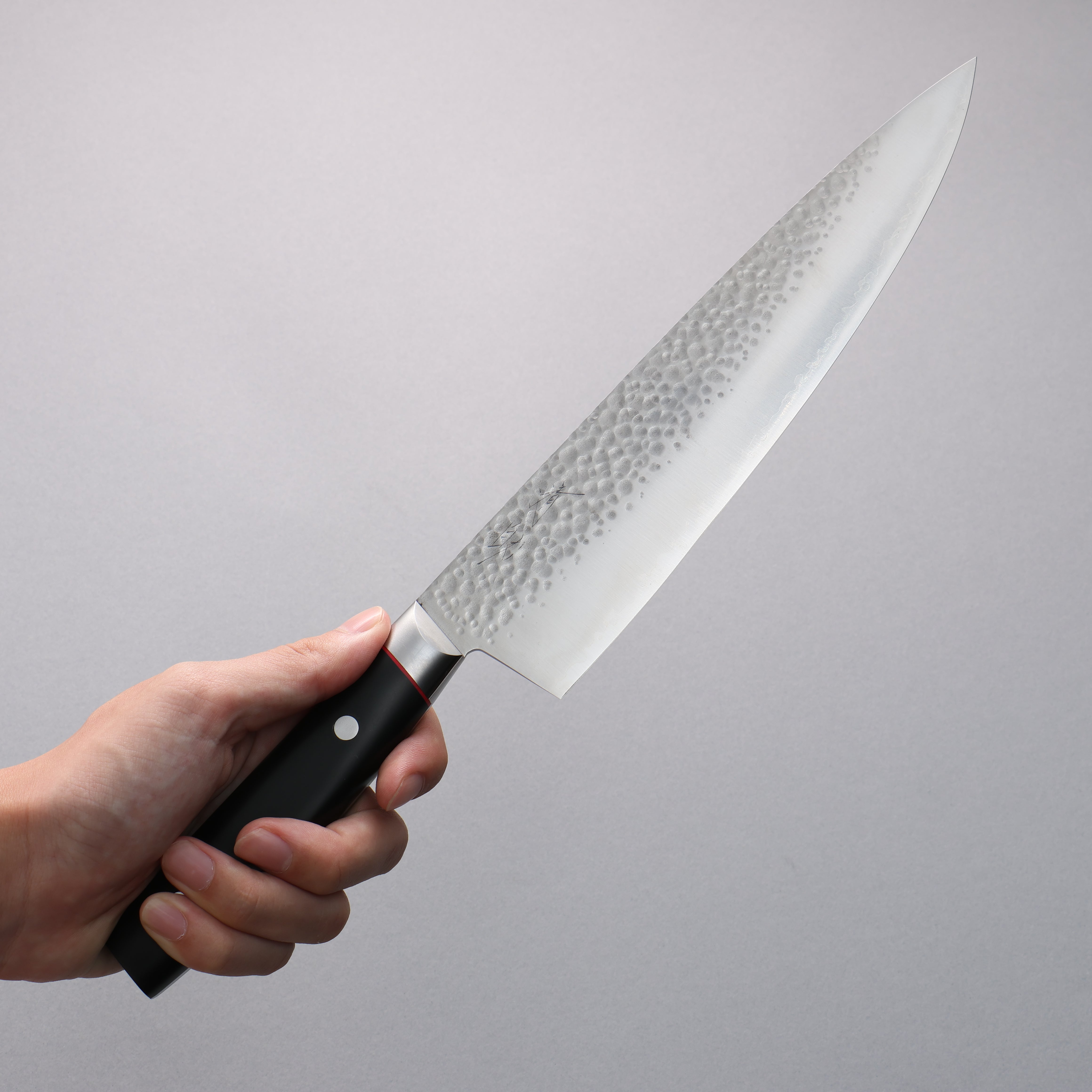 Premium Seisuke PRO J VG10 Hammered Gyuto 230mm Chef Knife - Black Micarta Handle Japanese Kitchen Knife for Professional Chefs & Home Cooking, Perfect for Slicing, Dicing & Meat Cutting