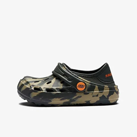 Skechers Camo Aqua Swirl Swifters II Water Sandals for Women - Lightweight Quick-Dry Beach Shoes for Walking, Pool & Outdoor Activities