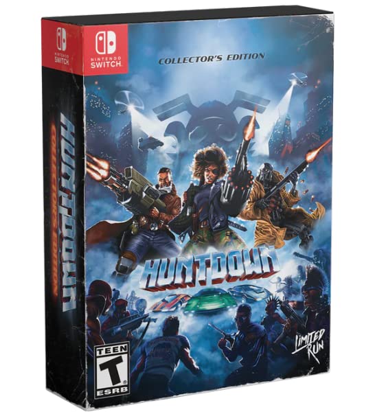 Huntdown Collector's Edition for Nintendo Switch - Limited Edition Action Game for Retro Arcade Lovers | Perfect for Gaming Nights and Nostalgic Adventures
