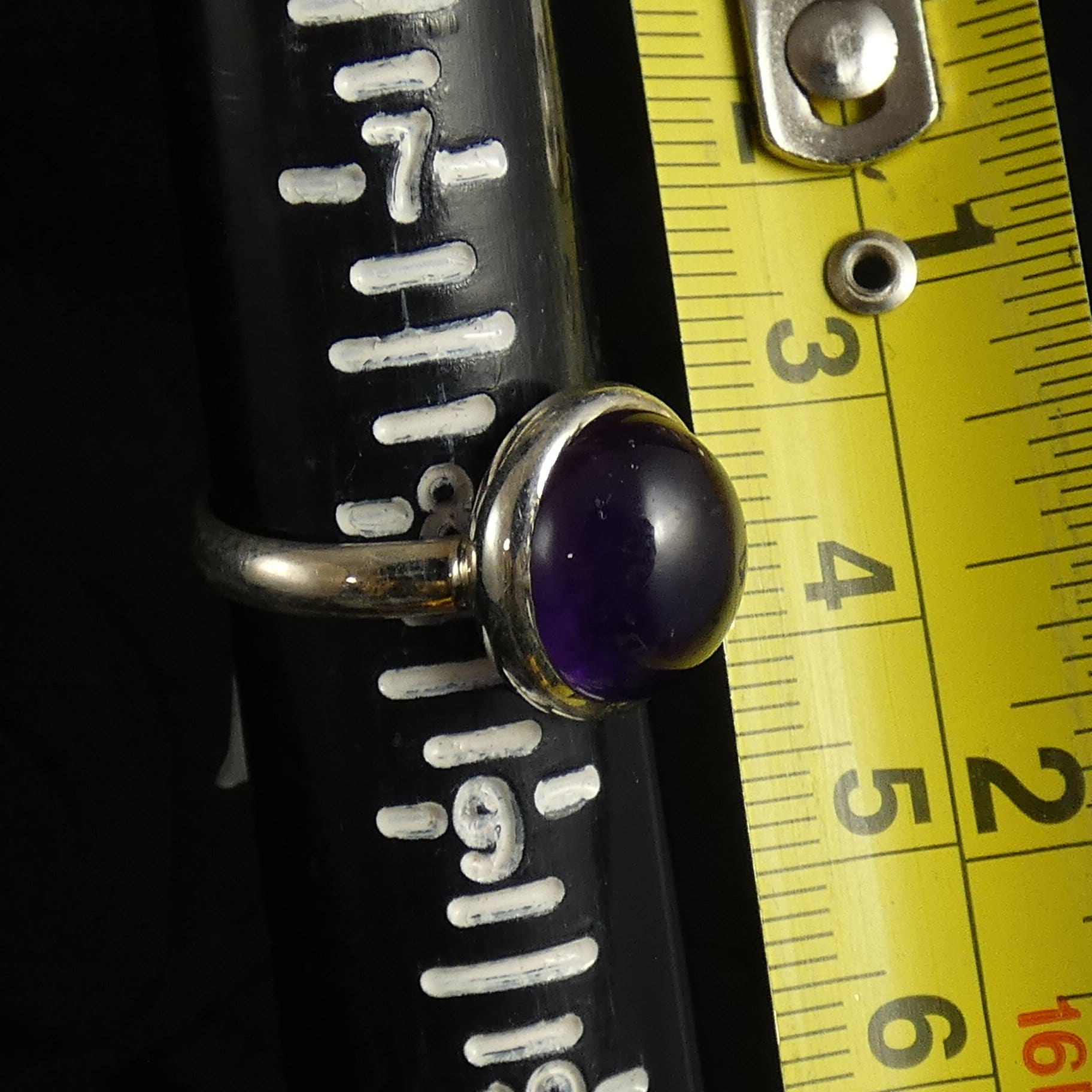 Amethyst Sterling Silver Ring for Women Size 8 - Elegant Purple Gemstone Jewelry for Everyday Wear, Gift Giving & Special Occasions