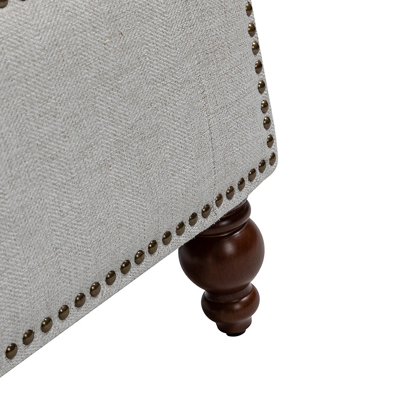 Eugen Upholstered Flip Top Storage Bench - Stylish Ottoman with Hidden Storage for Bedroom, Living Room & Entryway - Perfect for Seating, Storage & Home Decor