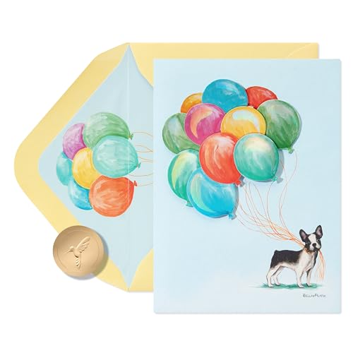FSC Dog With Balloon Bouquet