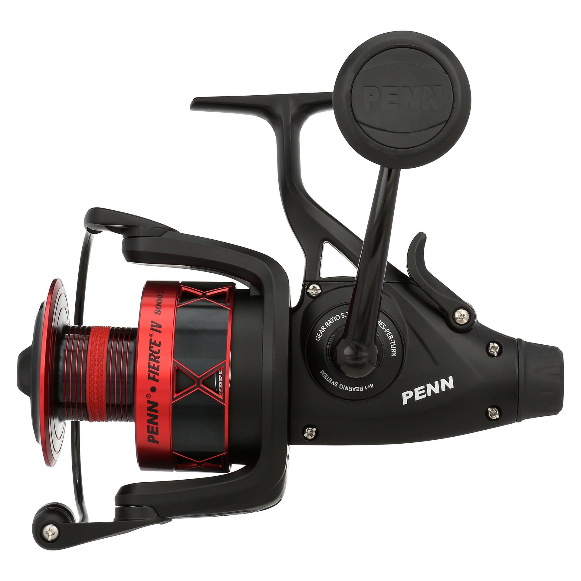 Fierce® IV Live Liner Spinning Reel - Saltwater & Freshwater Fishing Reel with Smooth Drag System - Perfect for Surf Fishing, Pier Fishing, and Boat Fishing