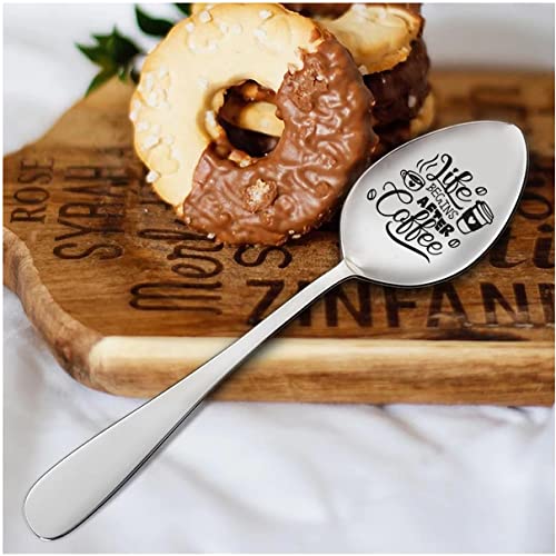 Engraved Coffee Spoon with Messages - 7