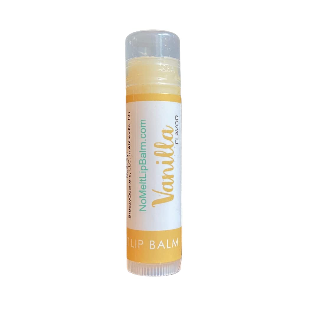 Organic Vanilla Lip Balm - All-Natural, Gluten-Free, Deep Moisturizing for Dry & Chapped Lips - Perfect for Winter Care, Outdoor Activities & Daily Hydration
