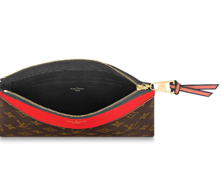 Authentic LV Pochette Tuileries Monogram Canvas Handbag in Kabuki Red | Luxury Crossbody Bag for Women | Perfect for Date Night & Evening Events