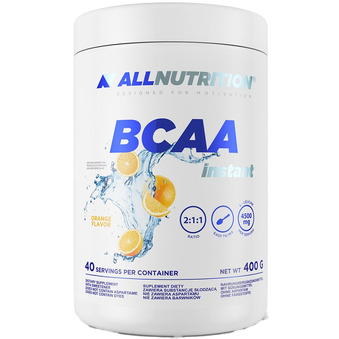 Allnutrition BCAA Instant 400g Powder - Premium Branched Chain Amino Acids Supplement for Muscle Recovery & Growth - Ideal for Workout, Fitness & Bodybuilding Training